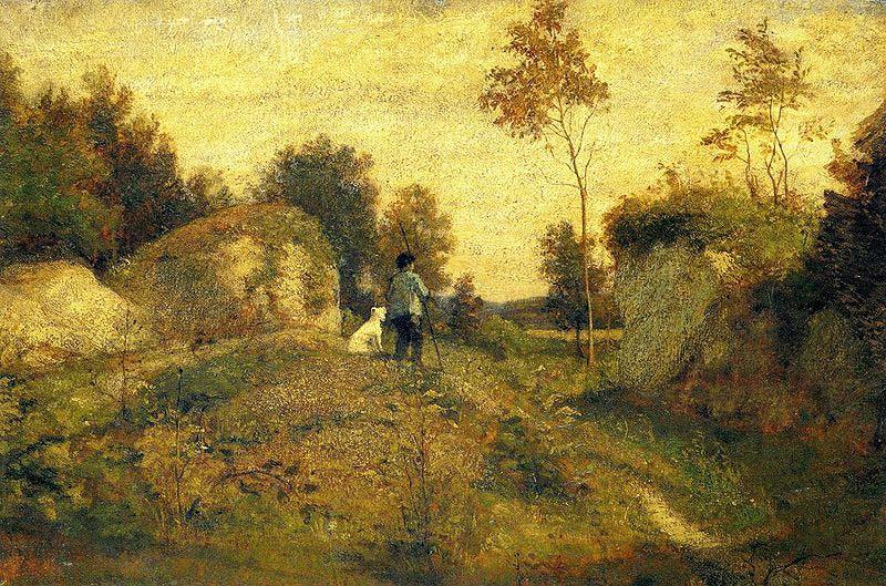 William Morris Hunt A landscape painting simply entitled Landscape china oil painting image